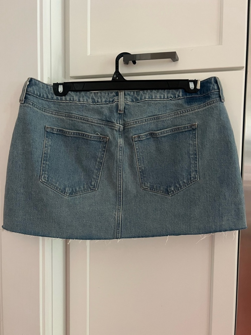 Abercrombie & Fitch Curve Love Mid-rise Light Blue Denim Mini Skirt-Size 32 - Picture 5 of 8